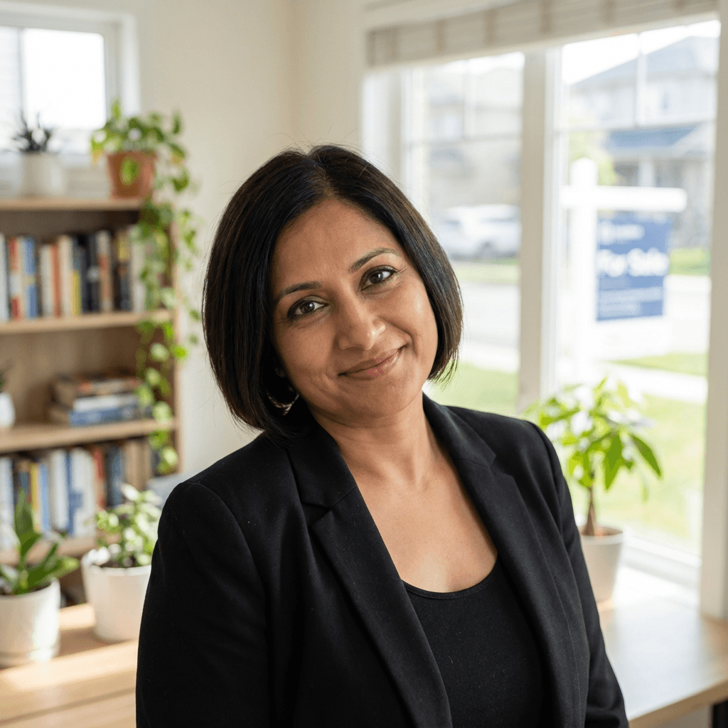 Female healthcare executive with professional expression